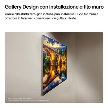 Installazione a filo muro TV OLED65G64LW 2026